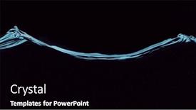  Presentation with waves - Cool new theme with closeup-of-water-waves-isolated backdrop and a black colored foreground