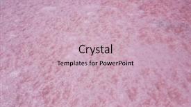  Presentation with salt - Slides having closeup of wet salt lake background and a soft green colored foreground