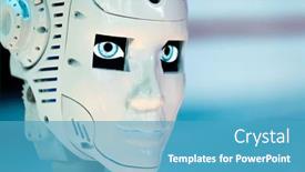  Presentation with illuminated - Theme with closeup-of-white-illuminated-human and a  colored foreground