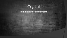  Presentation with wood texture - Amazing PPT theme having closeup of wood texture background backdrop and a dark gray colored foreground