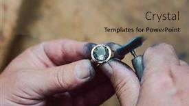  Presentation with working - Audience pleasing PPT layouts consisting of closeup-on-hands-of-diligent backdrop and a coral colored foreground