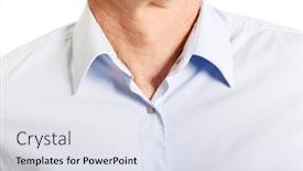  Presentation with t shirt - Amazing presentation having closeup-on-male-shirt backdrop and a sky blue colored foreground