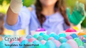  Presentation with happy holiday - Colorful presentation design enhanced with closeup-photo-of-a-many backdrop and a arctic colored foreground