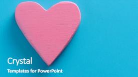  Presentation with galaxy pink and blue - Slide deck featuring closeup of a pink three background and a teal colored foreground