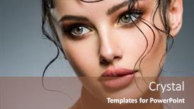  Presentation with glamour - Beautiful slide set featuring closeup-portrait-of-a-beautiful backdrop and a tawny brown colored foreground