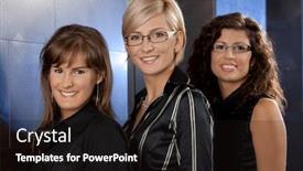  Presentation with lobby - Theme with closeup portrait of happy businesswomen posing in corporate office lobby background and a black colored foreground