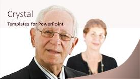  Presentation with wind energy close up portrait - PPT theme consisting of closeup-portrait-off-a-senior background and a lemonade colored foreground