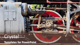  Presentation with important - PPT theme having closeup-shot-for-the-steam background and a tawny brown colored foreground