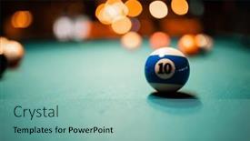  Presentation with number - Presentation design featuring closeup-shot-of-a-number background and a mint green colored foreground