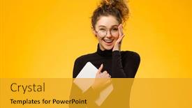  Presentation with holding hands - PPT layouts featuring closeup-shot-of-attractive-caucasian background and a gold colored foreground