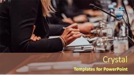  Presentation with education training - PPT layouts featuring closeup-shot-of-business-people background and a violet colored foreground