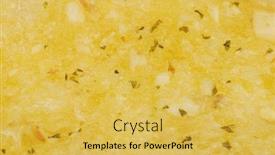  Presentation with cake - Theme consisting of closeup-shot-of-cake background and a yellow colored foreground