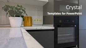  Presentation with dark grey - PPT layouts consisting of closeup-to-marble-worktop background and a gray colored foreground