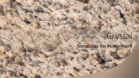  Presentation with water springs - Presentation theme featuring view of the white algae background and a coral colored foreground