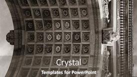  Presentation with peace - Amazing theme having closeup-view-of-arch backdrop and a dark gray colored foreground