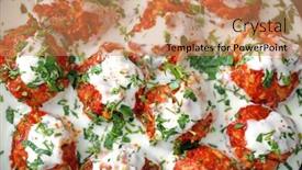  Presentation with turkey - Audience pleasing PPT layouts consisting of closeup-view-of-delicious-turkey backdrop and a coral colored foreground