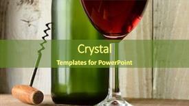  Presentation with wine green - Theme consisting of downtown hong kong china asia background and a gray colored foreground