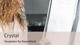  Presentation with real estate - Beautiful PPT theme featuring closing costs on flip chart backdrop and a  colored foreground