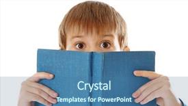  Presentation with indian book designs - Theme with closing his face with book background and a ocean colored foreground