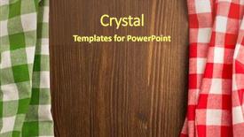  Presentation with napkin - Presentation featuring cloth napkin on wooden background background and a tawny brown colored foreground