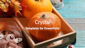  Presentation with maple leaves - Amazing theme having cloth patch - photo of pumpkin maple leaves backdrop and a  colored foreground