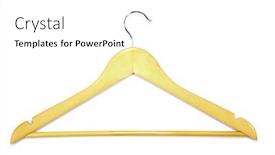  Trousers PPT template - Presentation theme consisting of macro of small wooden statuette of monkey background and a tawny brown colored foreground