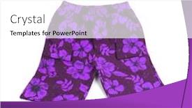  Presentation with clothes - Presentation consisting of clothes-on-a-white-background background and a white colored foreground