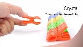  Presentation with bing clip art for birthdays - Colorful slides enhanced with clothes pin - clip from blue to red backdrop and a white colored foreground