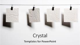  Presentation with note - Theme enhanced with clothes pin - note on cord background and a  colored foreground