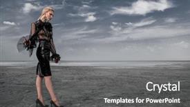  Presentation with gothic fashion - Theme with clothes posing outdoor beauty fashion background and a dark gray colored foreground