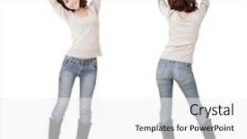  Presentation with relaxing - PPT theme enhanced with clothes ready for your design background and a white colored foreground