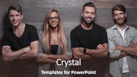  Presentation with casio company - Cool new theme with clothescompany - company of young people backdrop and a  colored foreground