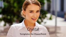  Presentation with city street - Beautiful presentation featuring clothescompany - secretary happy woman close up backdrop and a coral colored foreground