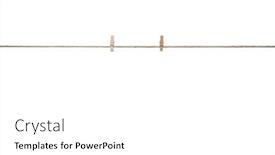  Presentation with outer space for kids - PPT theme with clothespins-hanging-on-clothesline background and a white colored foreground