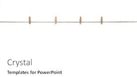  Presentation with floral border over white - PPT layouts enhanced with clothespins-on-clothesline-isolated-over background and a white colored foreground