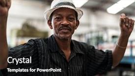  Presentation with dancing - PPT theme featuring brazil clothing - brazilian man dancing samba background and a black colored foreground