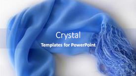  Presentation with silk - Colorful theme enhanced with clothing-details-blue-silk-scarf backdrop and a teal colored foreground