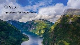  Presentation with beautiful nature in twilight - Cool new slides with cloud 9 - geiranger fjord beautiful nature norway backdrop and a  colored foreground