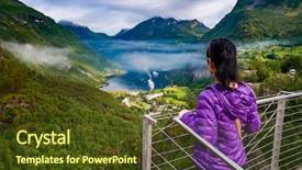  Presentation with beautiful nature in twilight - Colorful slide set enhanced with cloud 9 - geiranger fjord beautiful nature norway backdrop and a  colored foreground