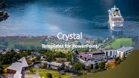  Presentation with beautiful nature - Theme with cloud 9 - geiranger fjord beautiful nature norway background and a  colored foreground