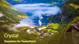  Presentation with mind shift - Cool new presentation with cloud 9 - tilt shift lens - geiranger backdrop and a tawny brown colored foreground