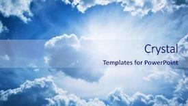  Presentation with nature of management - Beautiful theme featuring cloud abstract - blue skylight composition of nature backdrop and a sky blue colored foreground