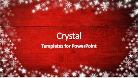  Presentation with patterns - Colorful PPT theme enhanced with cloud animation - digital composite of snowflake christmas backdrop and a crimson colored foreground