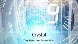  Presentation with animation - Presentation with cloud animation - interfaces dial with countdown background and a cool aqua colored foreground