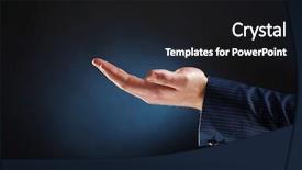  Presentation with cloud computing - Theme having cloud computing concept background and a black colored foreground