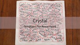  Presentation with positive words - Amazing PPT layouts having cloud of positive words - handwriting backdrop and a  colored foreground