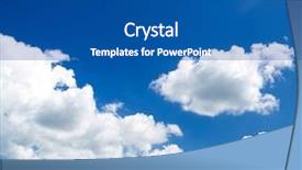  Presentation with cloud - Amazing presentation having cloud-on-the-sky backdrop and a  colored foreground