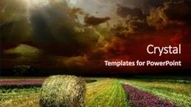  Presentation with storm - Cool new presentation with cloud roll - tree a thunder-storm backdrop and a wine colored foreground