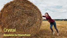  Presentation with black couple having fun - PPT layouts having cloud roll - young girl having fun background and a  colored foreground