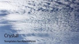  Presentation with law blue sky scales of justice - Theme enhanced with cloud textures with blue sky background and a  colored foreground